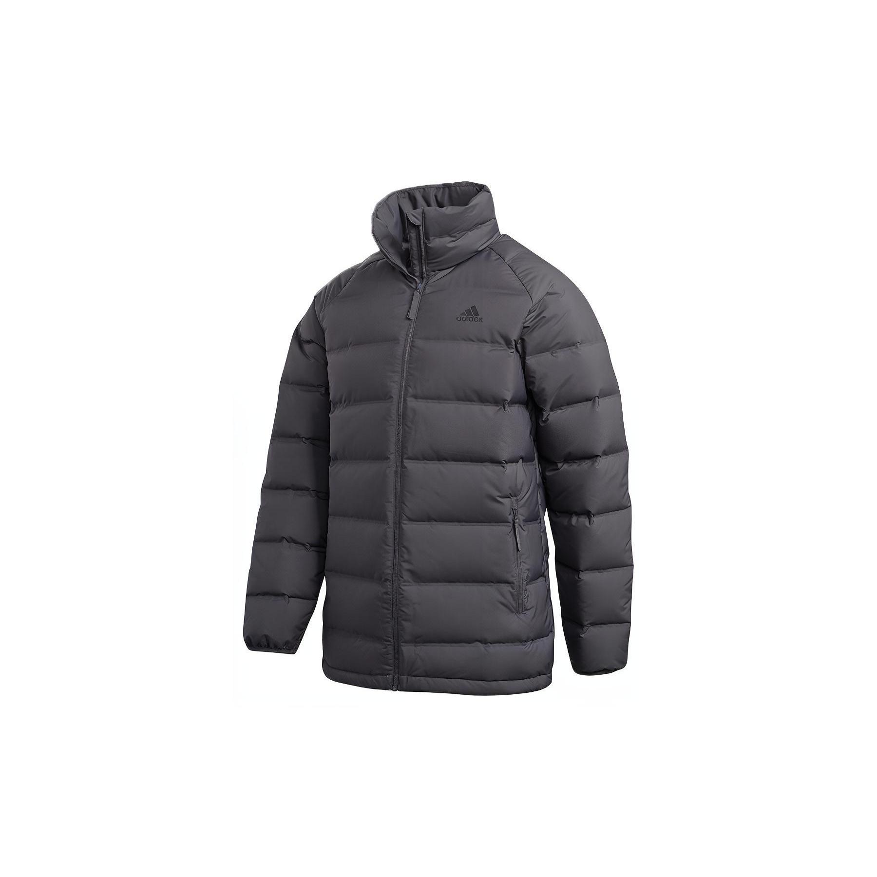 

Новая пуховая куртка Adidas Зимняя Мужская Темно-серая FT2530 M