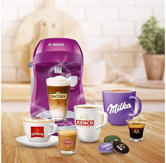 Капсульная кофемашина Bosch TAS1001 Tassimo Happy wild purple