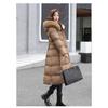Padded clothes women's winter new light luxury big fur collar medium and long down padded jacket thickened padded jacket