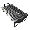 Slot Grill, Collapsible Bbq Grill For Easy Storage, Steel Portable Folding Charcoal And Wood Fuel Barbecue Rack