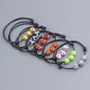 Handmade Acrylic Sports Ball Bracelet: Football, Basketball, Baseball Woven Design