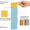 Sticky Notes 3x3, 8 Pack Sticky Pads 100 Sheet/Pad, Bulk Sticky Note Pads, Multicolor Self-Sticky Notes Pad - Teacher Classroom Must Haves, Back to
