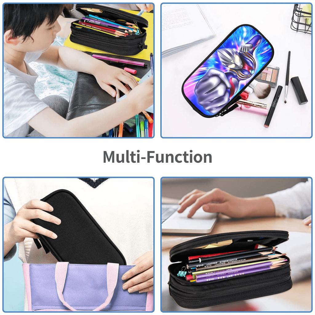 Custom Ultraman Large Capacity Bags for Child  Handheld Study Bag for Boys Gilrs Kids