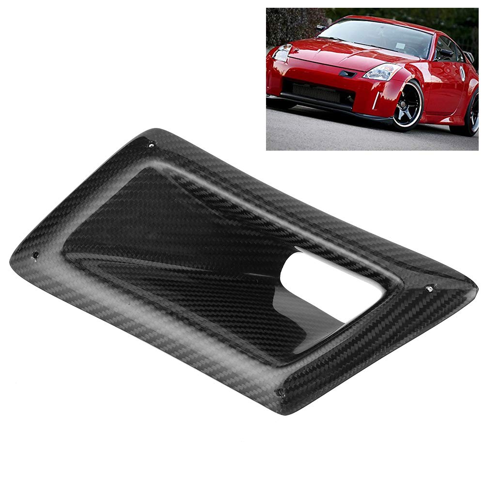 Carbon Fiber Bumper Air Vent Intake Duct Car Accessories for Nissan 350Z Z33 2003-2009 (Left Side) (Left Ridge)