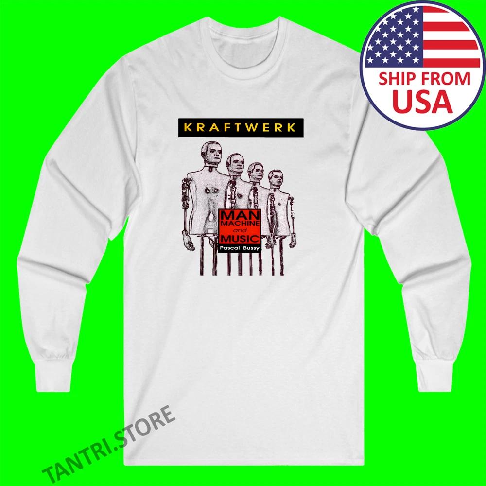 Kraftwerk Man Machine Men s White Size S to 2XL 4XL