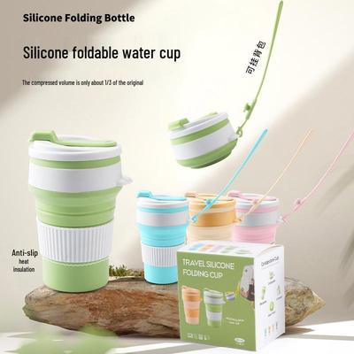 Tazza in Silicone Pieghevole per Campeggio, Viaggio e Ufficio - Ideale per Acqua, Succhi, Caffè e Collutorio