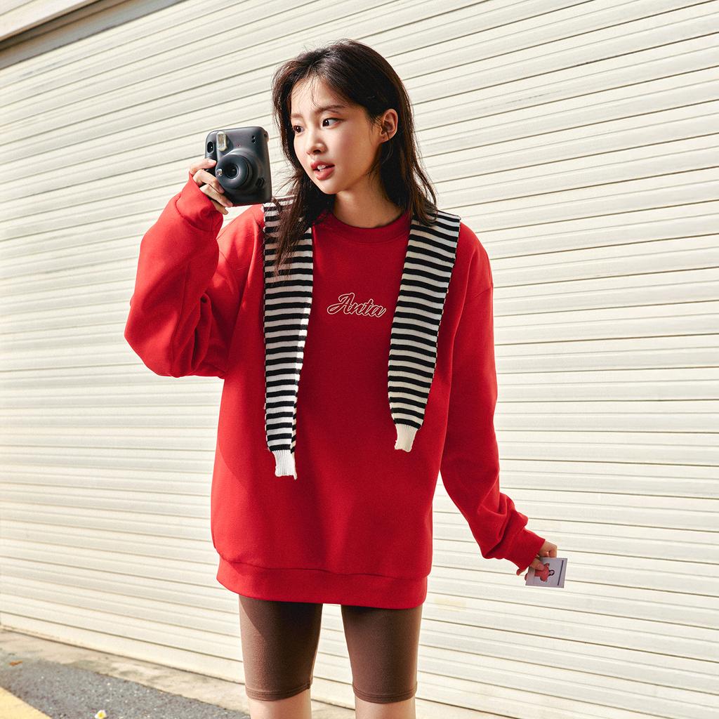 Anta Sweatshirt Unisex Rich Red 972618704N-6