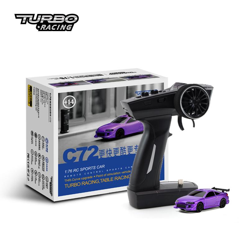 Turbo Racing 1:76 C64 C73 C72 C74 Drift Ferngesteuertes Auto mit Gyro Radio Vollproportional RC Spielzeug RTR Kit Kindergeschenke