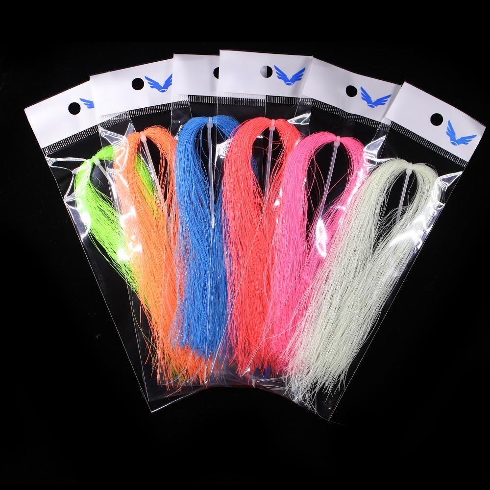 Două Pachete Diferite Material Sclipitor Luminos pentru Jiguri, Monturi Sabiki, Cârlige Asist, Streamer, Corp Nimfă Midge, Aripă, Picioare, Coadă