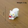 Cute Micro Cat Landscape Resin Ornament With Bow Tie Design For Home Decoration