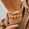 Dames Zirconia Armbanden, Dames 24k Verguld Bruiloftssieraden Marokko Bruidsgeschenk