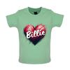 Love Heart Billie - Baby Kids Boys Girls Unisex T-Shirt / Babygrow - Sing Concert Gig Fan Love 2001