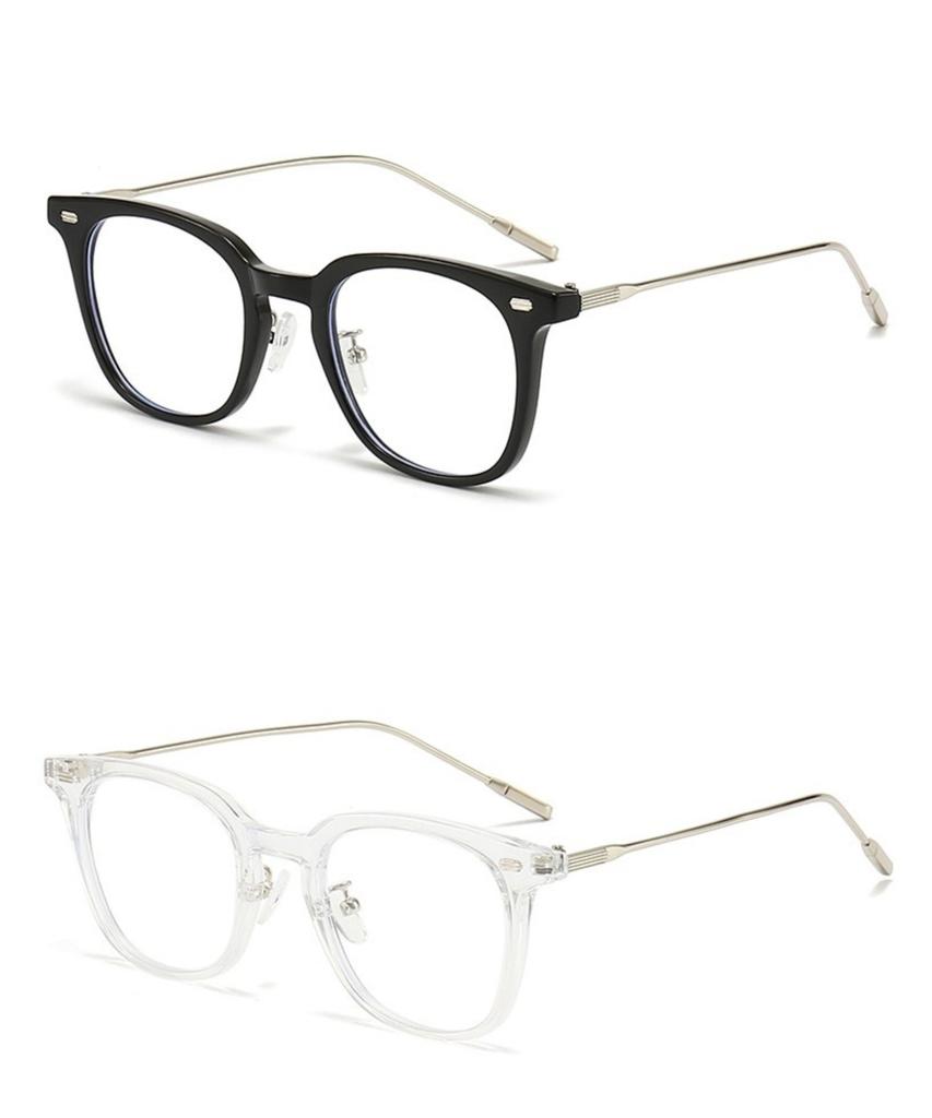 Anti Blue Light Glasses Korean Anti Radiation Eyeglasses Round Metal Frame