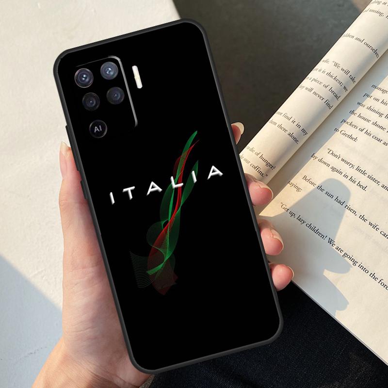 Italy Flag Case For OPPO A16 A15 A5 A9 A31 A53 A53S A1K A3S A5S A52 A72 A83 A91 A93 A54 A74 A94 Cover