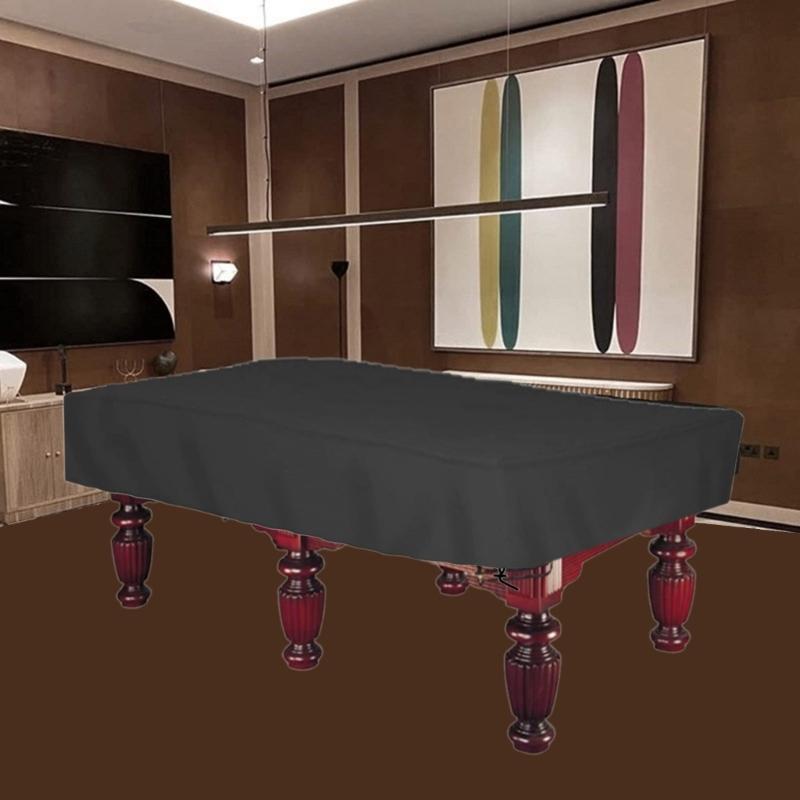 Billiard Table Cover with Drawstrings Oxfords Cloth Table Cover for Outdoor Indoor