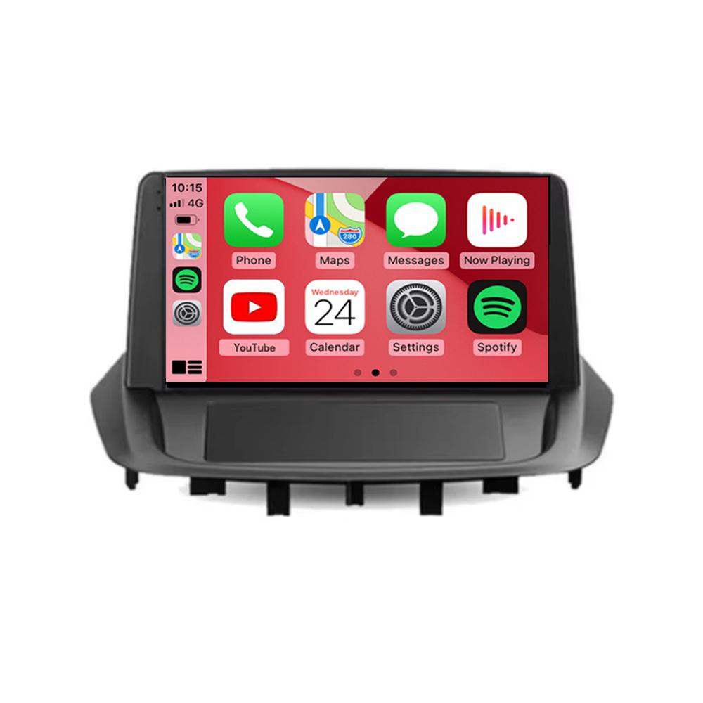 9" For Renault Fluence 1 2009 - 2017 Android 14 Carplay Car Radio Navigation Multimedia GPS Player Stereo WiFi+4G BT 360 Camera