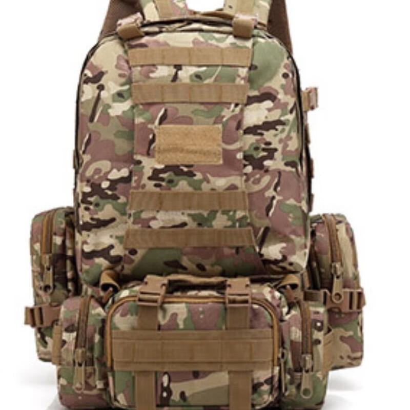 Ningzhao Waterproof Tactical Camouflage 53L Backpack