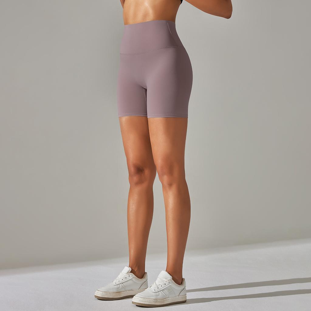 Align Damen-Yoga-Shorts mit hohem Bund – butterweich und federleicht! Ideal zum Laufen, Radfahren und für Fitness. 31 Farben.