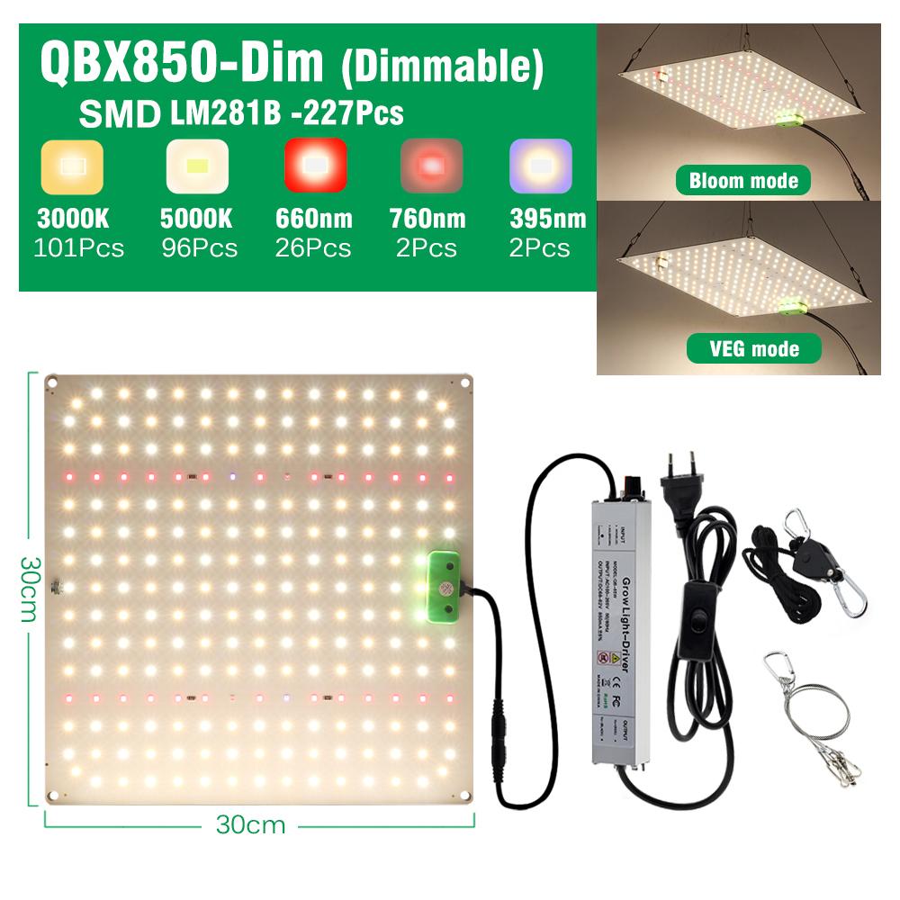 Full Spectrum LED Grow Light LM281B Diode LED Sunlike Quantum Grow Lamp For Greenhouse Hydroponic Plant Growth Lighting