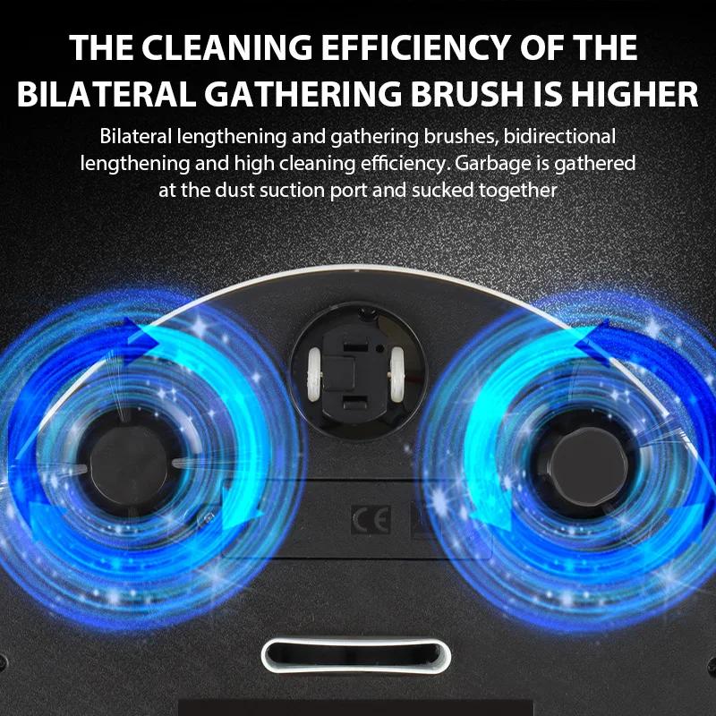 2025 New Automatic Robot Vacuum Cleaner Smart Sweeping Dry Wet Cleaning Machine Charging Intelligent Vacuum Cleaner for Home