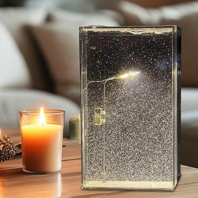 2 Zestawy Lampy Ulicznej na Śnieżną Noc Materiały do Majsterkowania Lampka Nocna