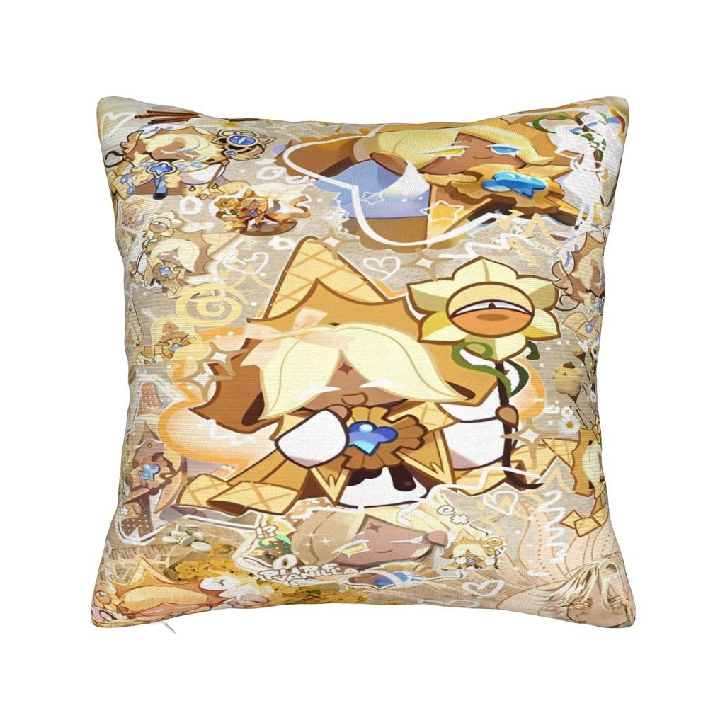Cookie Run Kingdom Printed Pillowcase Cushion Cover anime cartoon Pillow Covers New Style Home Decorations Zippered Multi Size