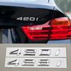3D Car Letters Logo 428i 420i Badge Rear Trunk Badge Emblem Decals For BMW 4 Series 420i 428i F32 Tail Marking Accessories