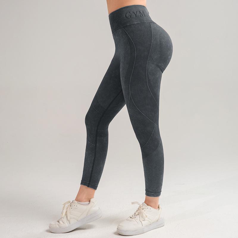 High Waist Seamless Peach Butt Yoga Leggings for Women - Hip Lifting, Tight Fit, High Elasticity Fitness Pants