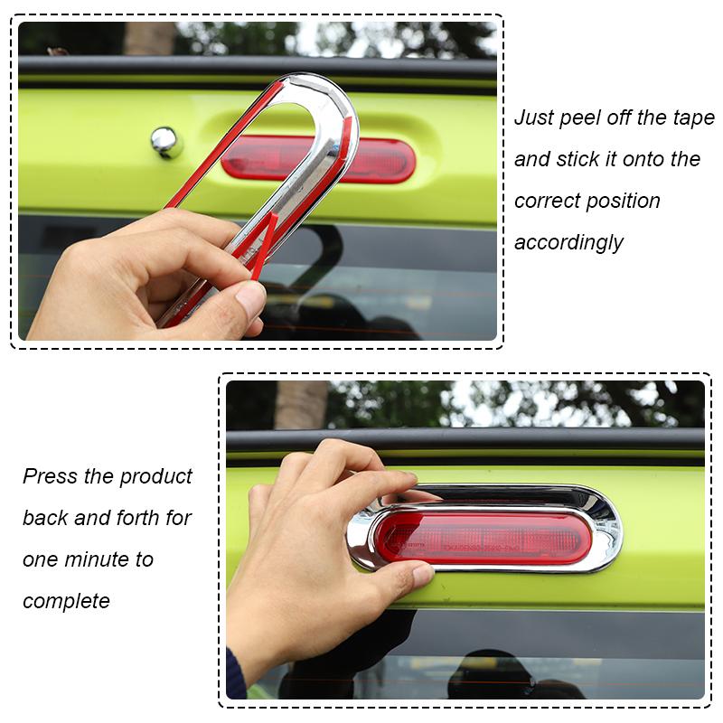 BAWA Headlight Bumper Rearview Mirror Decoration Cover for Suzuki Jimny 2019 2020 2021 2022 2023 2024 Exterior Accessories