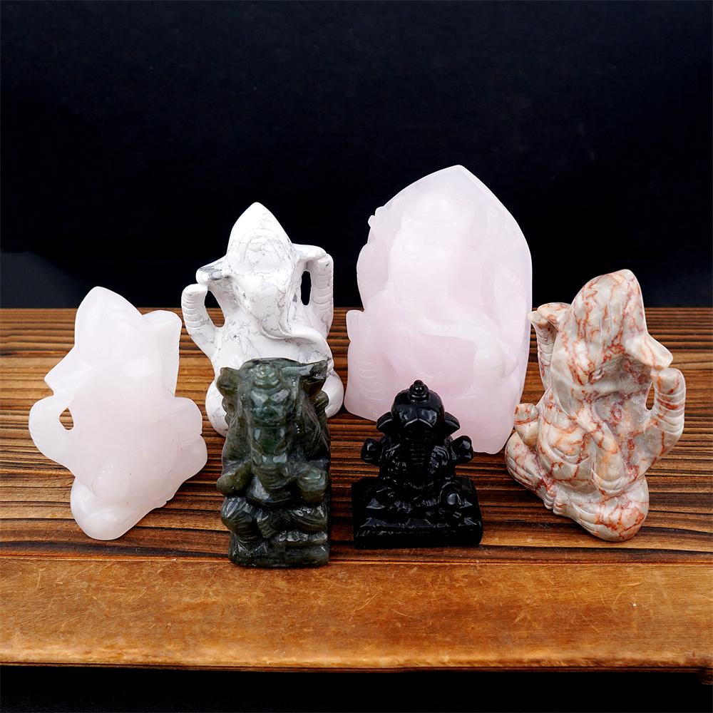 New Arrivals Spirituality Products Mixed Material Elephant Ornament High Quality for Souvenirs Gift