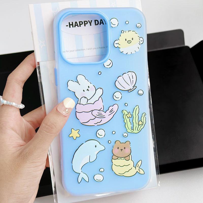 Zhitai iPhone 16 Pro/15 Pro Max/14 Pro/13/12 Hülle + Riemen - Jelly Skin