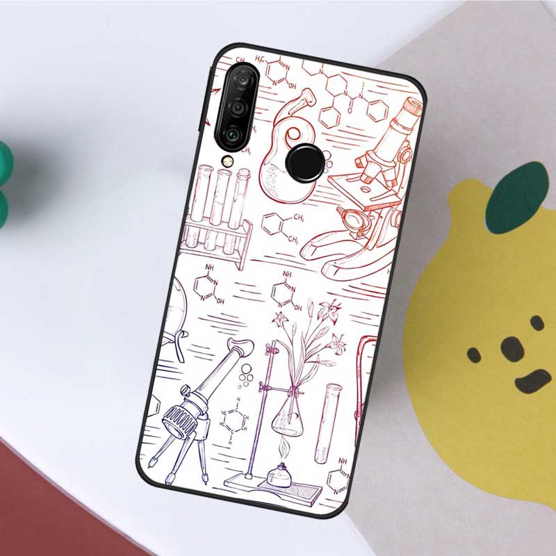 Biology and Chemistry For Huawei Nova 10 9 SE 11 Pro Y60 Y70 Y90 Y61 Y91 Y72 Y73 12i 11i 8i P20 P40 P30 Lite Case