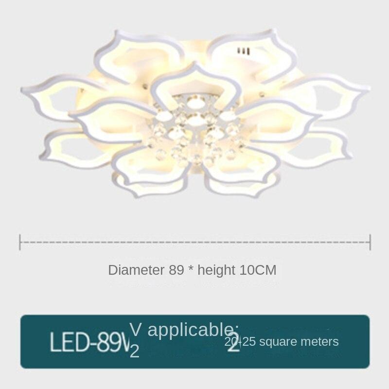 Jednoduchá moderní křišťálová lampa do obývacího pokoje Kruhová stropní lampa