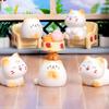 Wealth Cat Model Mini Resin Crafts Kawaii Animal Ornaments Cat Figurine  Desktop Decoration