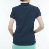 Golf Short Sleeve Mock Neck Shirt Sweat Quick 0 [New Balance] Women's (FIELDSENSOR EX Absorbent, Drying, Stretch) / 012-4166510 121_Navy [S]