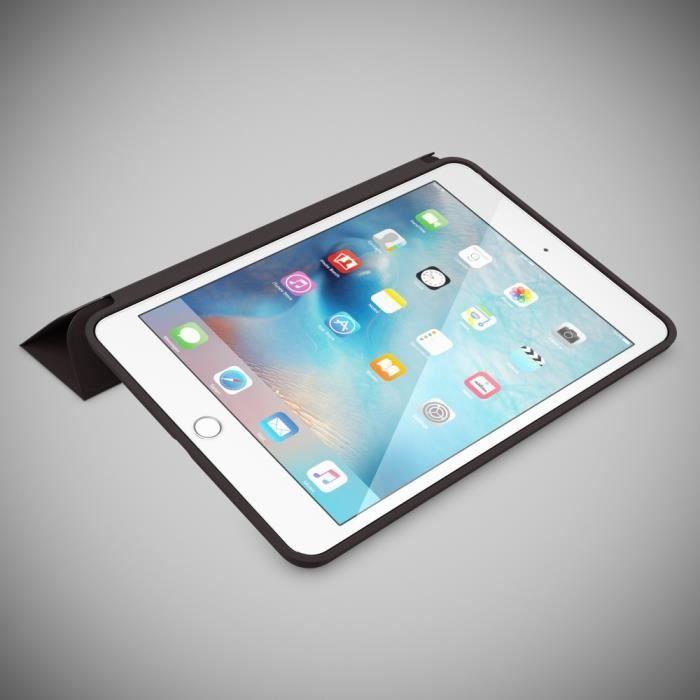 Case - NALIA - iPad Mini 4 - Shockproof Protection - Synthetic Leather - Black