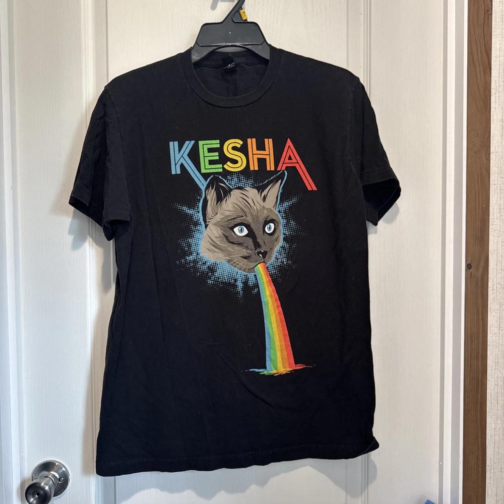 New Popular Kesha Singer Short Sleeve Black S-5XL  FF080 Unisex T-Shirt S