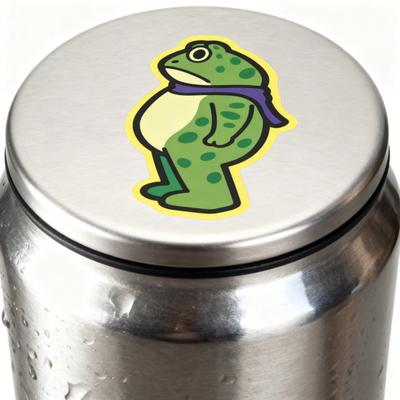 10 Stück Frosch Protest Aufkleber Einfach anzubringen Wasserdichter Stoßstangenaufkleber Wasserdichte Vinyl-Aufkleber für Laptop Wasserflasche, Auto