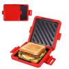 HeMaSe Microwave-Safe Sandwich Toaster, Microwave Cheese Panini Press, Removable Nonstick Multifunctional Wireless Mini Toaster, Dishwasher Safe, Quic