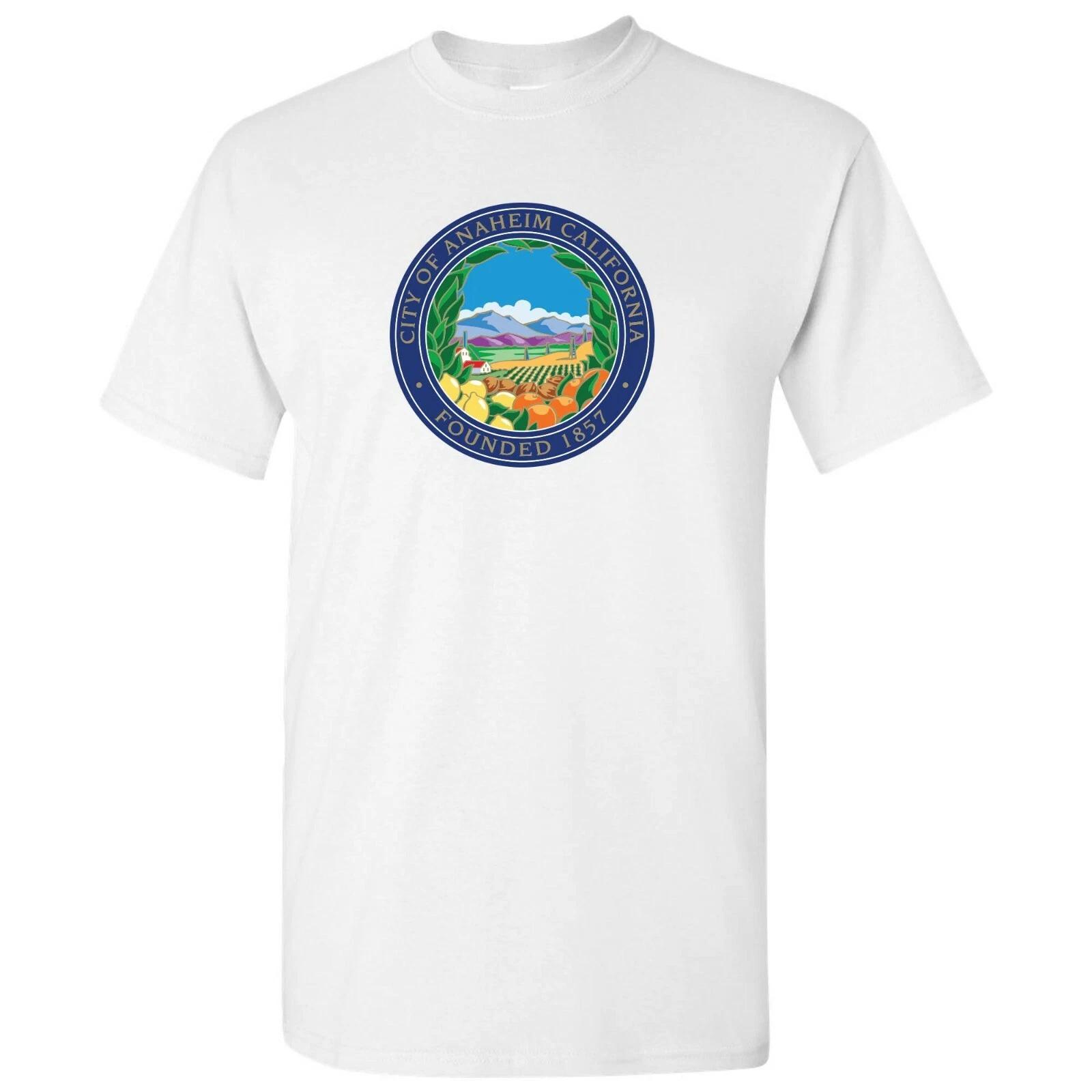

Anaheim US City Flag - Hometown Sports Team T-Shirt - White XL