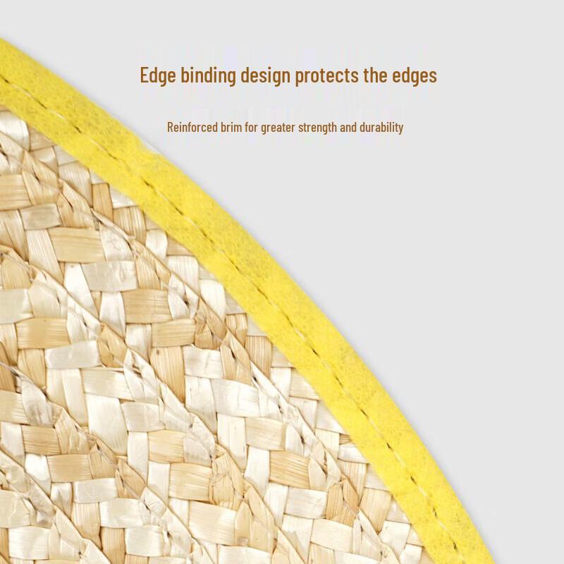 Farmer's Wide Brim Wheat Straw Sun Hat