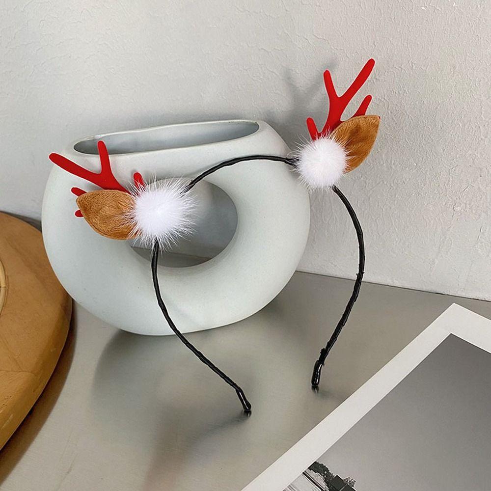 Xmas Headdress Kids Merry Christmas Decor Antlers Headband Hair Accessories Christmas Hair Hoop