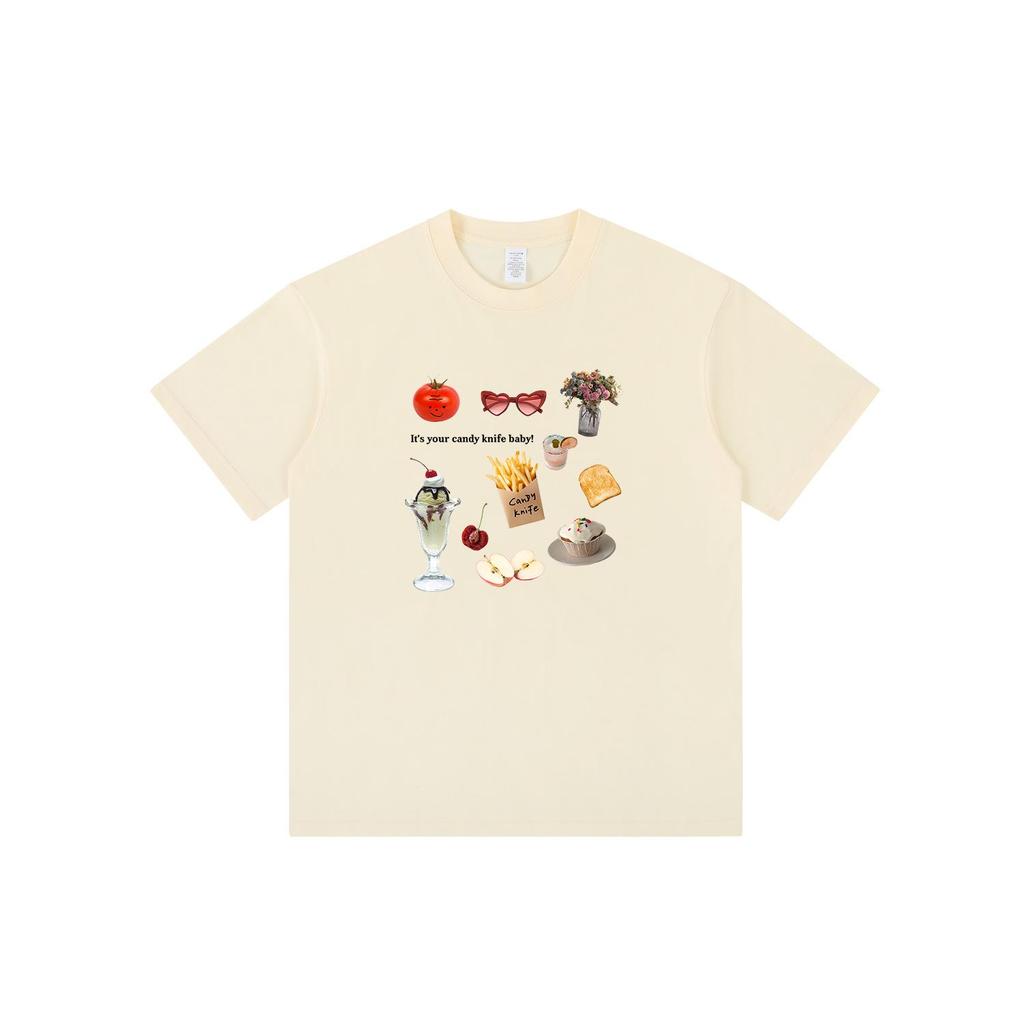 Unisex Fun Print Casual Crew Neck T-Shirt - Age-Reducing, Slimming & Versatile