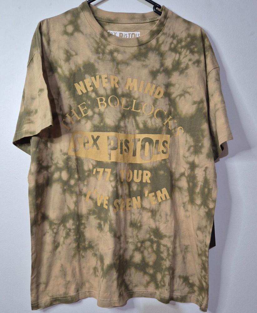 Sex Pistols Never Mind Tour 77039 TShirt Tee Size M BNWT English Punk Rock 2021 Unisex T-Shirt S