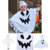 Bright And Durable Halloween Ghost Cape For Kids Role Play And Photographing