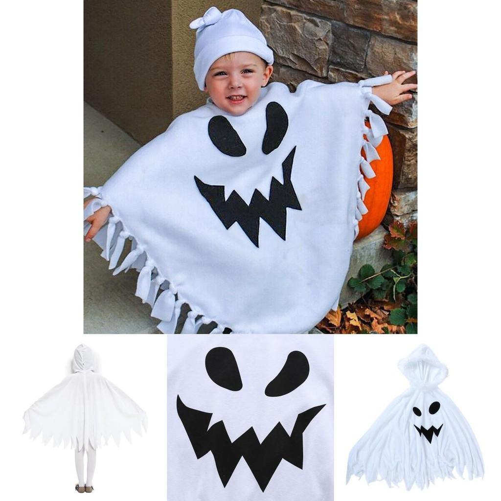 Bright And Durable Halloween Ghost Cape For Kids Role Play And Photographing