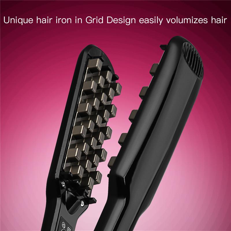 Popular Fashion Hair Crimper Curling Iron Fluffy Hair Splint Hair Iron Ceramic Perm Splint Electric Hair Crimper Iron