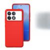 Liquid Silicone Gel Is Suitable for Redmi NOTE14PRO Solid Color Phone Case K80 Full Package Shockproof K70E Skin-feel Protective Case