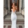 New Product Fashion Temperament Elegant Tube Top Suspender Halter Waist Pleated Mesh Fishtail Dress