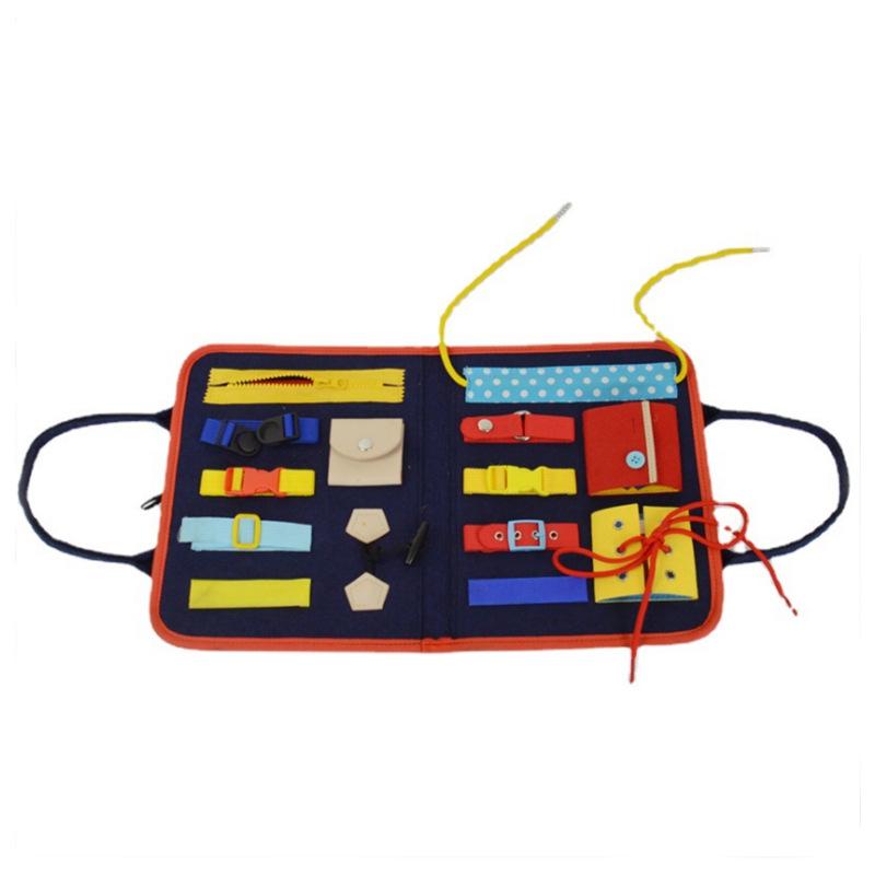Enlightenment Early Education Pack Children'S Clothing Learning Board Children'S Educational Toys Teaching Life Skills Activities Felt Cloth Book